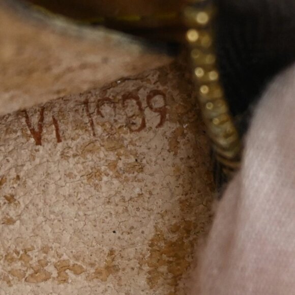 LOUIS VUITTON Logo BUCKET PM Pouch Bag Monogram Leather Brown - Picture 14 of 16